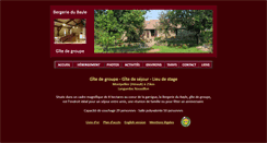 Desktop Screenshot of bergeriedubayle.com